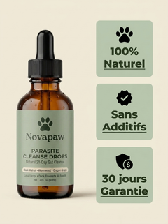 Novapaw — Gouttes Anti-Parasites Chien
