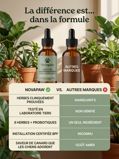 Novapaw — Gouttes Anti-Parasites Chien