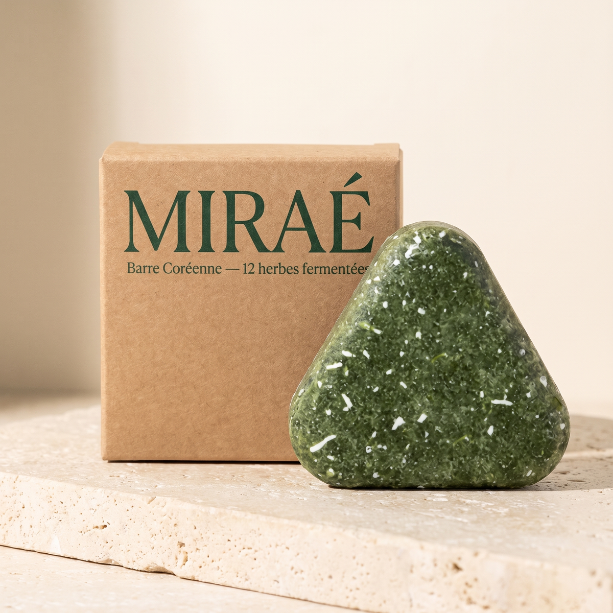 Barre Miraé et son coffret kraft
